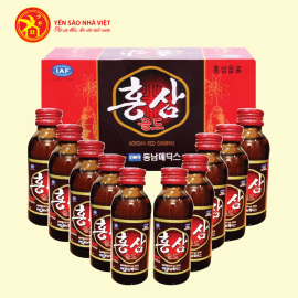 8 Hộp yến 18% có đường - Tặng 4 hộp yến 15% vani + 2 gói kẹo sâm + 1 hộp nước hồng sâm (10 chai/hộp) 8 Hộp yến 18% có đường - Tặng 4 hộp yến 15% vani + 2 gói kẹo sâm + 1 hộp nước hồng sâm (10 chai/hộp)