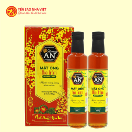 4 Hộp yến sào Nhà Việt 20% tự nhiên - Tặng 2 chai mật ong Honey An 380g Hộp xuân vị ngẫu nhiên  4 Hộp yến sào Nhà Việt 20% tự nhiên - Tặng 2 chai mật ong Honey An 380g Hộp xuân vị ngẫu nhiên