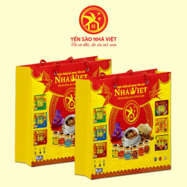 7 Hộp yến sào Nhà Việt 18% có đường - Tặng 3 túi giấy 7 Hộp yến sào Nhà Việt 18% có đường - Tặng 3 túi giấy