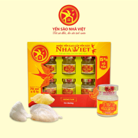 5 Hộp yến sào Nhà Việt 15% vani  5 Hộp yến sào Nhà Việt 15% vani