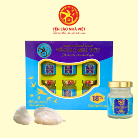7 Hộp yến sào Nhà Việt 18% không đường - Tặng máy xay tỏi ớt