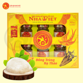 4 Hộp yến sào Nhà Việt 20% Đông Trùng Hạ Thảo (6 lọ/hộp) - Tặng 1 bình giữ nhiệt Vacuum Flask Set 500ml 4 Hộp yến sào Nhà Việt 20% Đông Trùng Hạ Thảo (6 lọ/hộp) - Tặng 1 bình giữ nhiệt Vacuum Flask Set 500ml