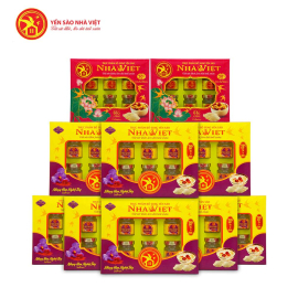 8 Hộp yến sào Nhà Việt 20% Nhụy Hoa Nghệ Tây (6 lọ/hộp) + 2 hộp yến Tự Nhiên 20% - Tặng 2 chai mật ong 380g + 1 hộp trà sâm Wongin-T Ginseng Tea + 1 hộp táo đỏ sấy khô Hàn Quốc 1kg 8 Hộp yến sào Nhà Việt 20% Nhụy Hoa Nghệ Tây (6 lọ/hộp) + 2 hộp yến Tự Nhiên 20% - Tặng 2 chai mật ong 380g + 1 hộp trà sâm Wongin-T Ginseng Tea + 1 hộp táo đỏ sấy khô Hàn Quốc 1kg