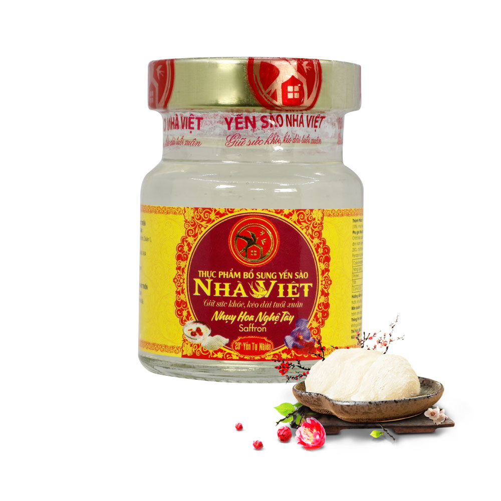 40 Lọ yến sào Nhà VIệt 20% Nhụy Hoa Nghệ Tây không hộp 40 Lọ yến sào Nhà VIệt 20% Nhụy Hoa Nghệ Tây không hộp