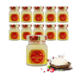 40 Lọ yến sào Nhà Việt tự nhiên 20% không hộp 40 Lọ yến sào Nhà Việt tự nhiên 20% không hộp