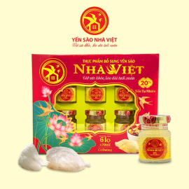 5 Hộp yến sào tự nhiên 20% Nhà Việt