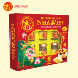 5 Hộp yến sào tự nhiên 20% Nhà Việt  5 Hộp yến sào tự nhiên 20% Nhà Việt
