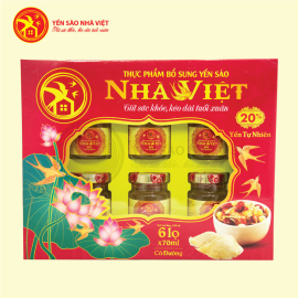 10 Hộp yến sào Nhà Việt 18% không đường - Tặng 2 chai mật ong hoa tràm 400g + 1 yến sào Nhà Việt 20% tự nhiên + 3 lon cá hộp Sea Crown 10 Hộp yến sào Nhà Việt 18% không đường - Tặng 2 chai mật ong hoa tràm 400g + 1 yến sào Nhà Việt 20% tự nhiên + 3 lon cá hộp Sea Crown