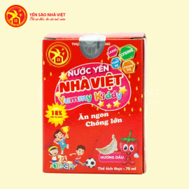 30 Lọ yến sào Nhà VIệt Yummy Kiddy Vani 18% có hộp - Tặng 3 lọ yến yummy kiddy dâu 30 Lọ yến sào Nhà VIệt Yummy Kiddy Vani 18% có hộp - Tặng 3 lọ yến yummy kiddy dâu